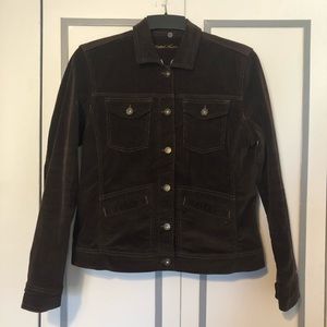 Chocolate Brown Corduroy Jacket